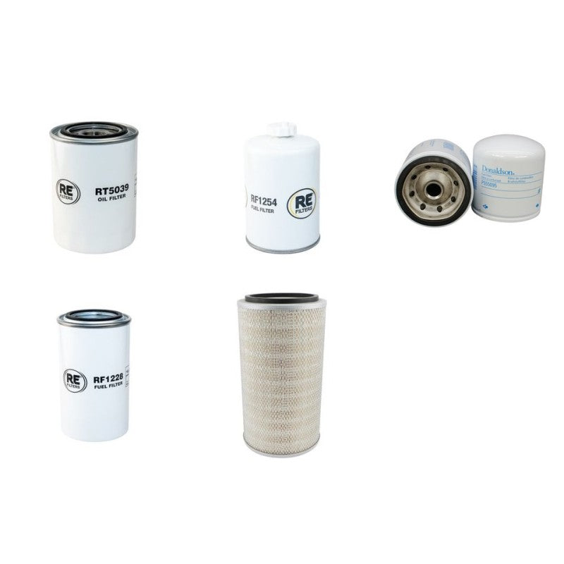 LIUGONG CLG 915 D Filter Service Kit w/CUMMINS 4BT3.9eng.  Air Oil Fuel