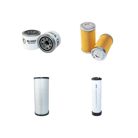 LS RIO41 Filter Service Kit Air Oil Fuel Filters w/MITSUBISHI S4L2136818 Eng.