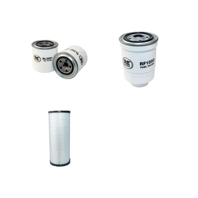 LS RIO60 Filter Service Kit Air Oil Fuel Filters w/MITSUBISHI S4LT Eng.