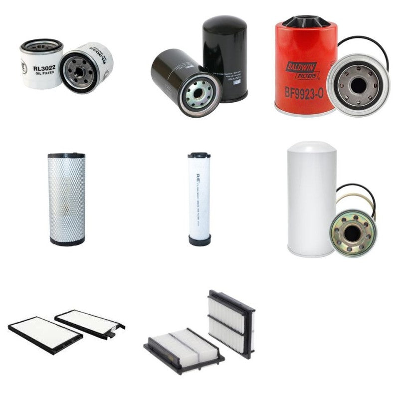 MAEDA LC785M Filter Service Kit w/Komatsu S4D95Le3A Eng. 2014