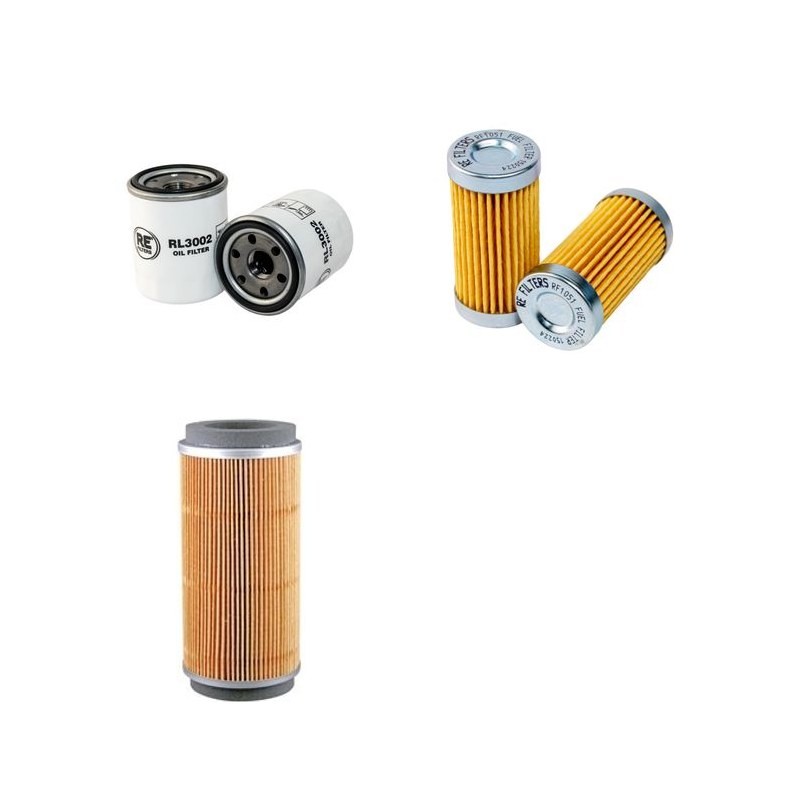 MAHINDRA 2516 Filter Service Kit Air Oil Fuel Filters w/Mitsubishi Eng.