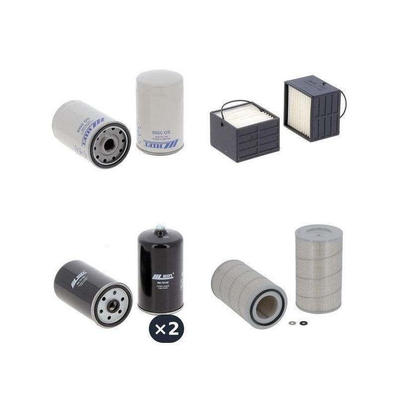 Man 10.190 HOCL Engine Filter Kit with D0826TOH engine 1987-2004
