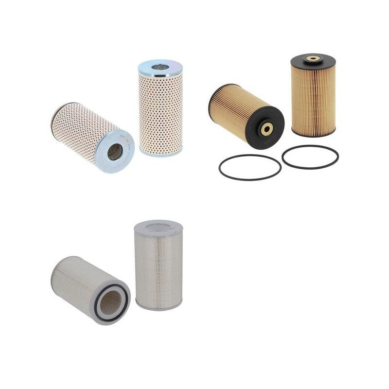 Man 14.192 U Engine Filter Kit with D 2855 Byul engine 1972-1976