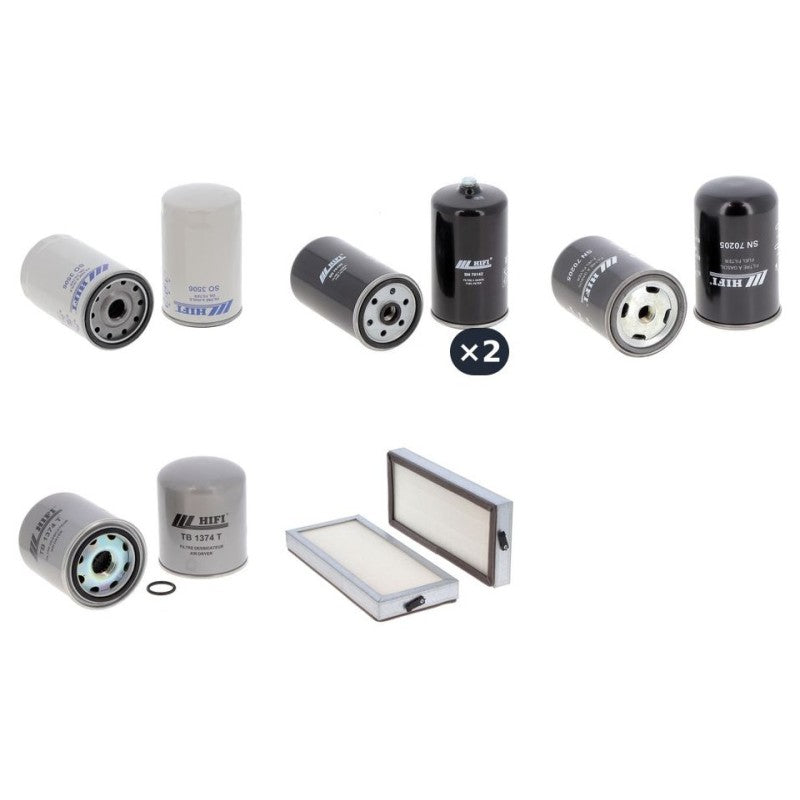 Man 14.272 F Filter Kit with D 0826 LF04 engine 1992-1996