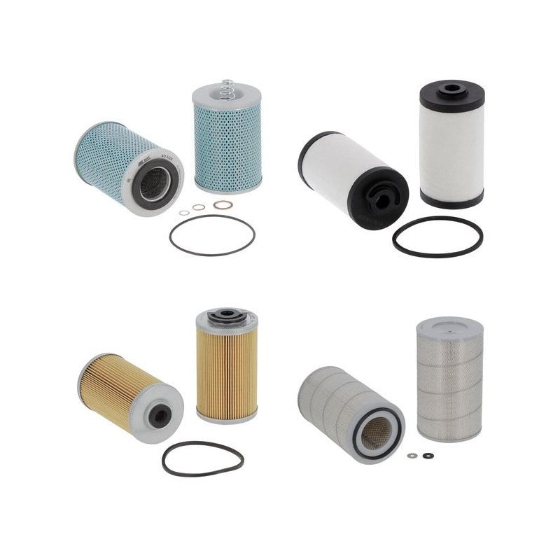 Man 16.168 F Engine Filter Kit with D 2555 Mf engine 1974-1976