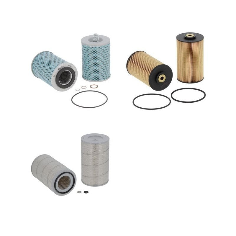 Man 16.168 FL Engine Filter Kit with D 2565 MF/168 engine 1977-1986