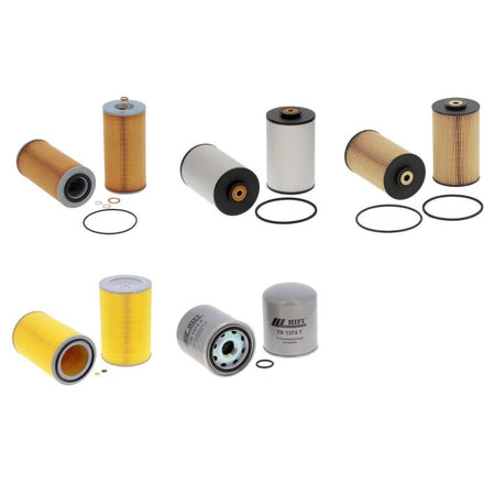 Man 24.242 DF Filter Kit with D 2866 F/240 engine 1988-1989