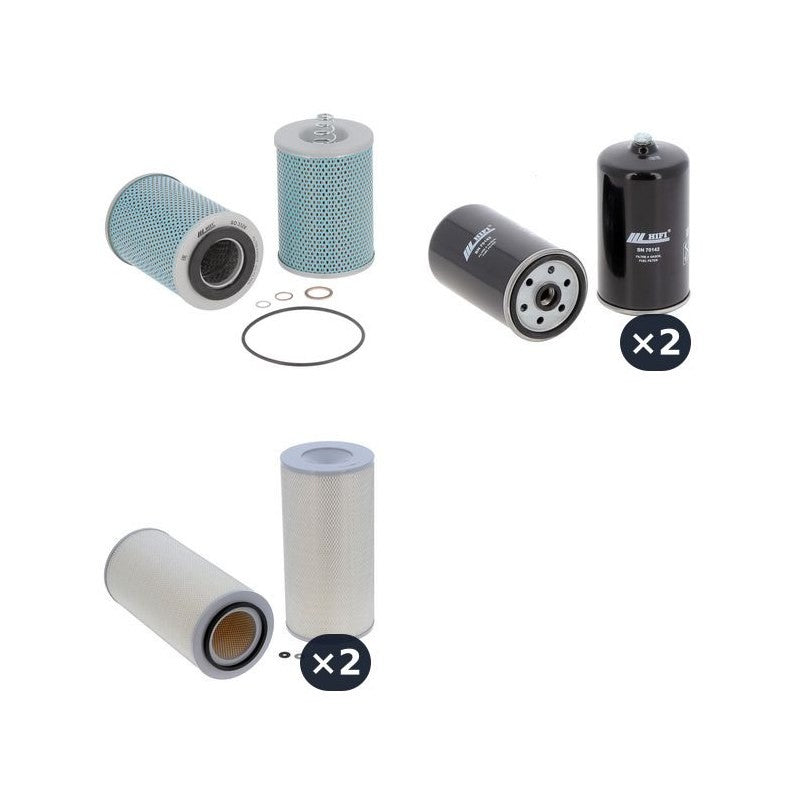 Man 33.502 Engine Filter Kit with D 2840 engine 1990-1992