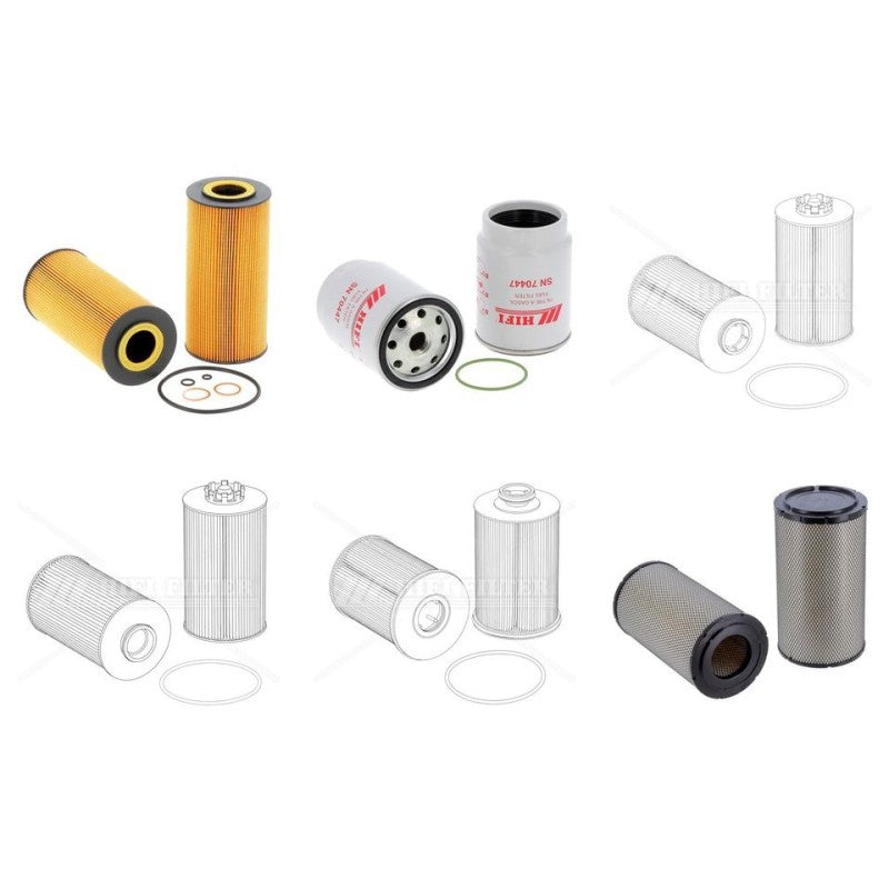 Man TGL II 12.220 Engine Filter Kit with Man D 0834 Lfl Ah, D 0834 Lfl Ak, D 0834 Lfl Aq engine 2020-