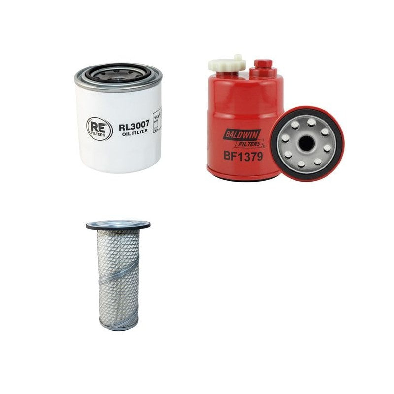 MANITOU 120SC Filter Service Kit Air Oil Fuel Filters w/Kubota D1105 Eng. YR 2012