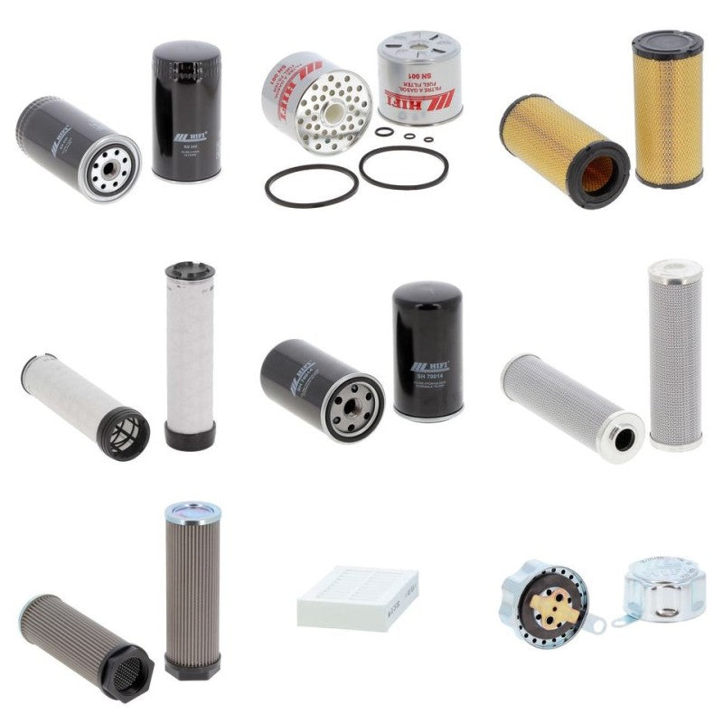 Manitou MLT 633-120 LS TURBO POWERSHIFT Filter Kit with Perkins Turbo engine 1999-