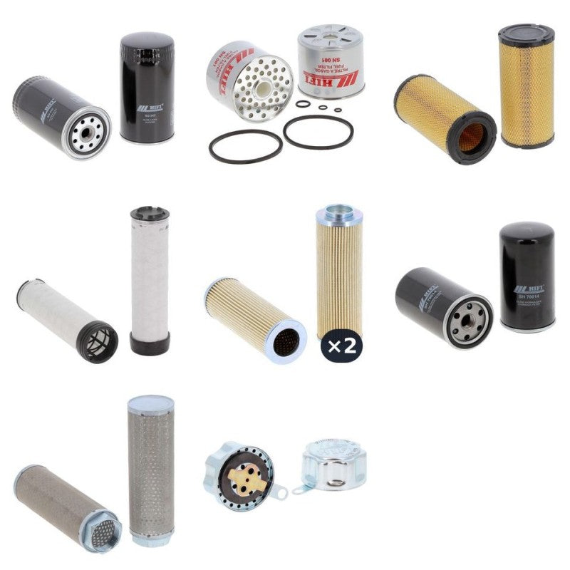 Manitou MT 845 TURBO MONO ULTRA Filter Kit with Perkins 1006.6 engine 2000-