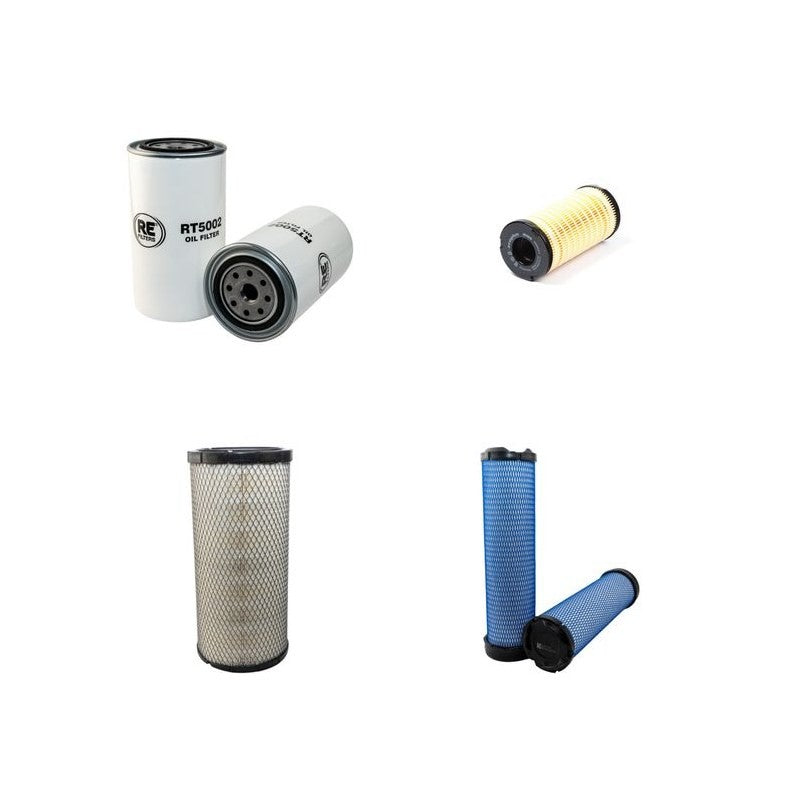 MANITOU MT940L TURBO SERIES 3-E2 Filter Service Kit Air Oil Fuel Filters w/Perkins 1104C-44T Eng. YR 2003- RG81374