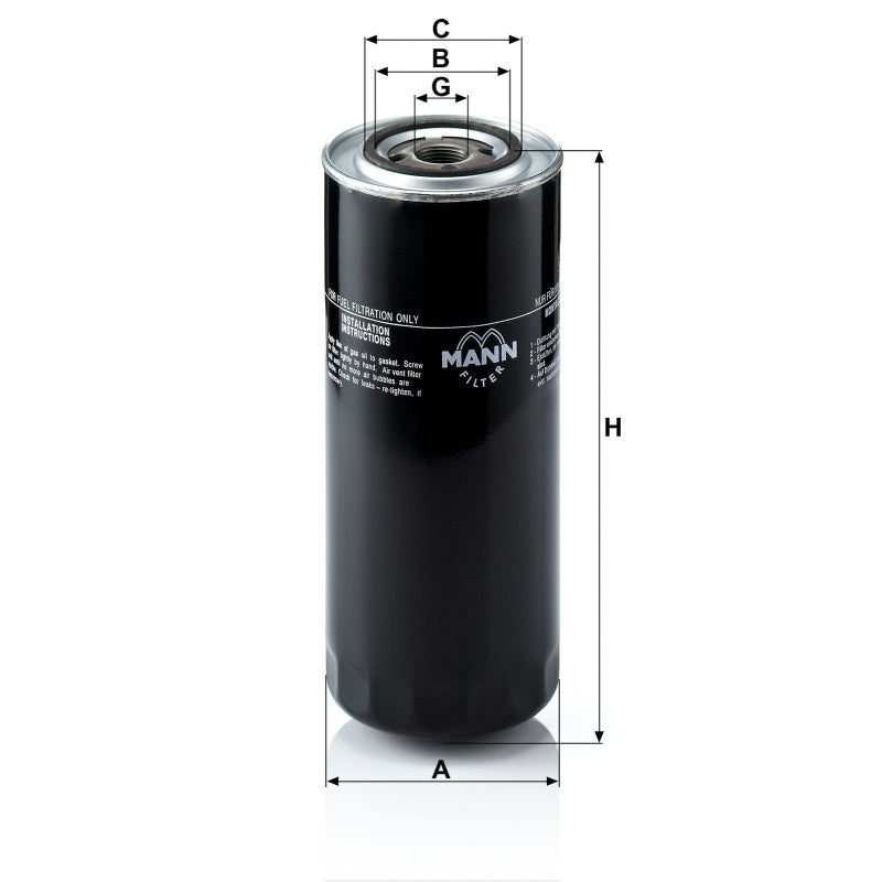 MANN WK11102/5 Fuel Filter