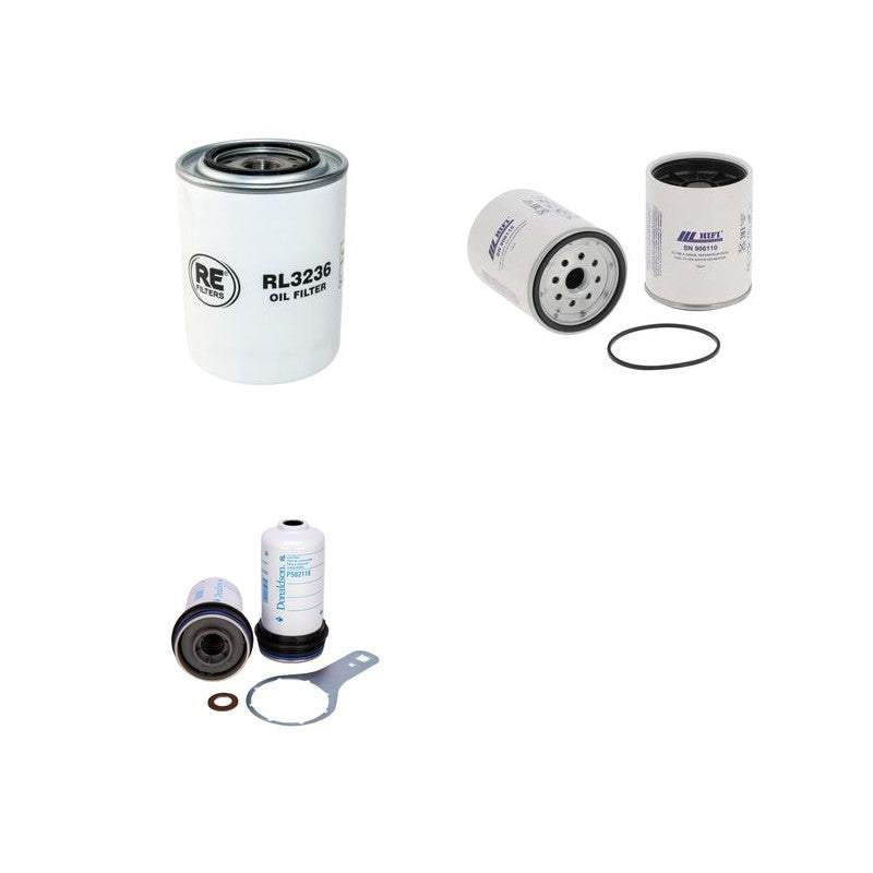 MASSEY FERGUSON 5610 Filter Service Kit Air Oil Fuel Filters w/AGCO Eng. YR 2011- TIER III