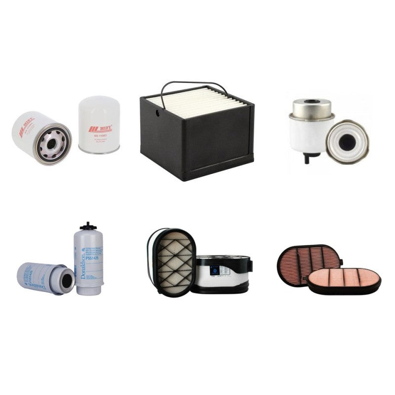 MASSEY FERGUSON 8680 DYNA VT Filter Service Kit w/SISU 645DSBAE Eng. YR 2009-