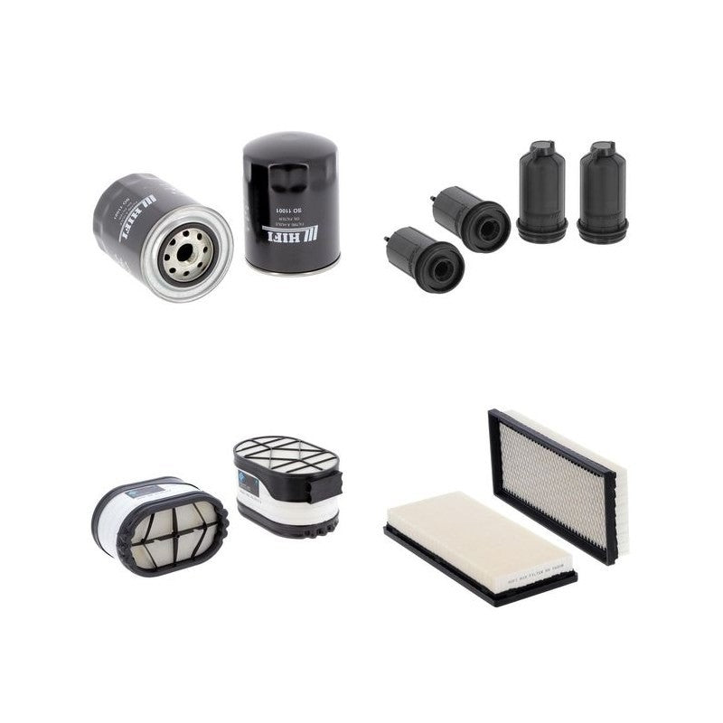 Massey Ferguson 8S.245 DYNA-VT Engine Filter Kit with Agco Power 74 Lftn engine 2021-
