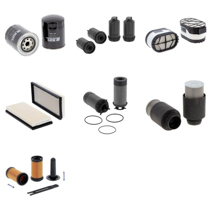 Massey Ferguson 8S.245 DYNA-VT Filter Kit with Agco Power 74 Lftn engine 2021-