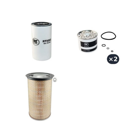 MASSEY FERGUSON MF1105 Filter Service Kit Air Oil Fuel Filters w/Perkins A 6.354 TURBO Eng.