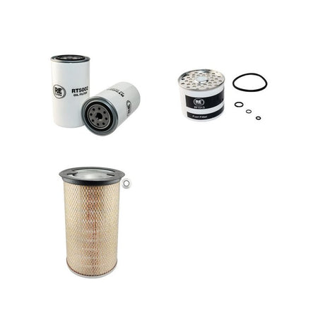 MASSEY FERGUSON MF1135 Filter Service Kit Air Oil Fuel Filters w/A 6.354 TURBO Eng.