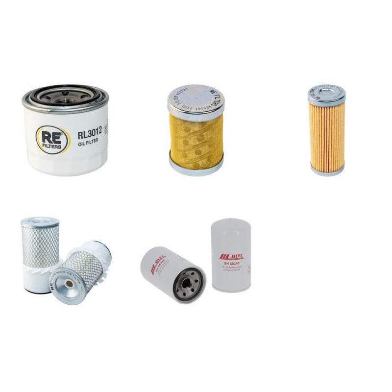 MASSEY FERGUSON MF128 Filter Service Kit w/Yanmar Eng.