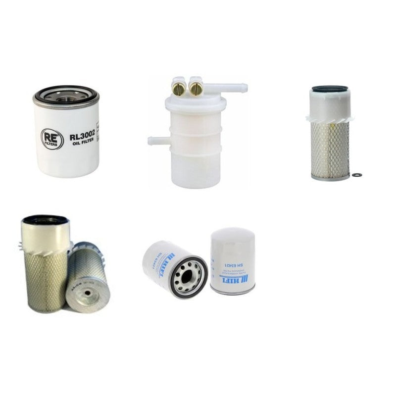 MASSEY FERGUSON MF1335 Filter Service Kit w/Mitsubishi K4-D Eng.