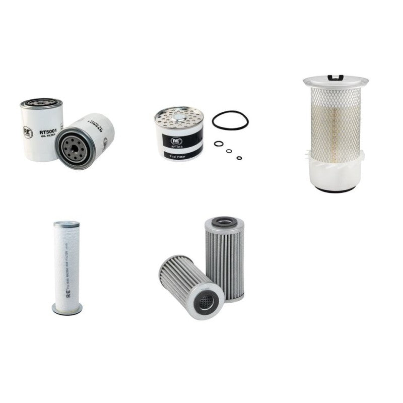 MASSEY FERGUSON MF174 (F/S/V) Filter Service Kit w/Perkins A 4.236 Eng. SN Air -Fins YR 1973-1983