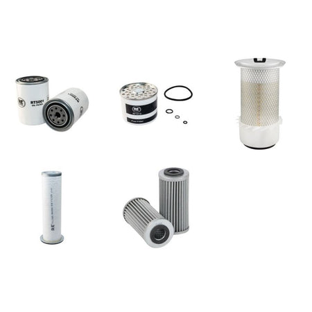 MASSEY FERGUSON MF174 (F/S/V) Filter Service Kit w/Perkins A 4.236 Eng. SN Air -Fins YR 1973-1983