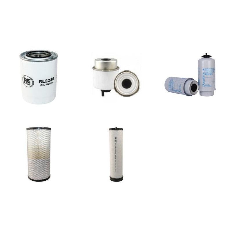MASSEY FERGUSON MF5480 Filter Service Kit Air Oil Fuel Filters w/SISU 49CWA Eng.