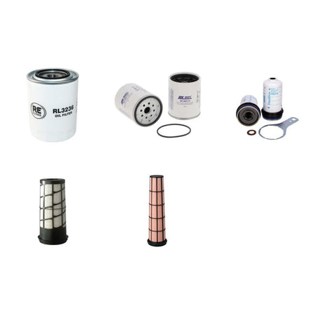 MASSEY FERGUSON MF5610 DYNA4 Filter Service Kit Air Oil Fuel Filters w/AGCO POWER 3.3 Eng. YR 2012-