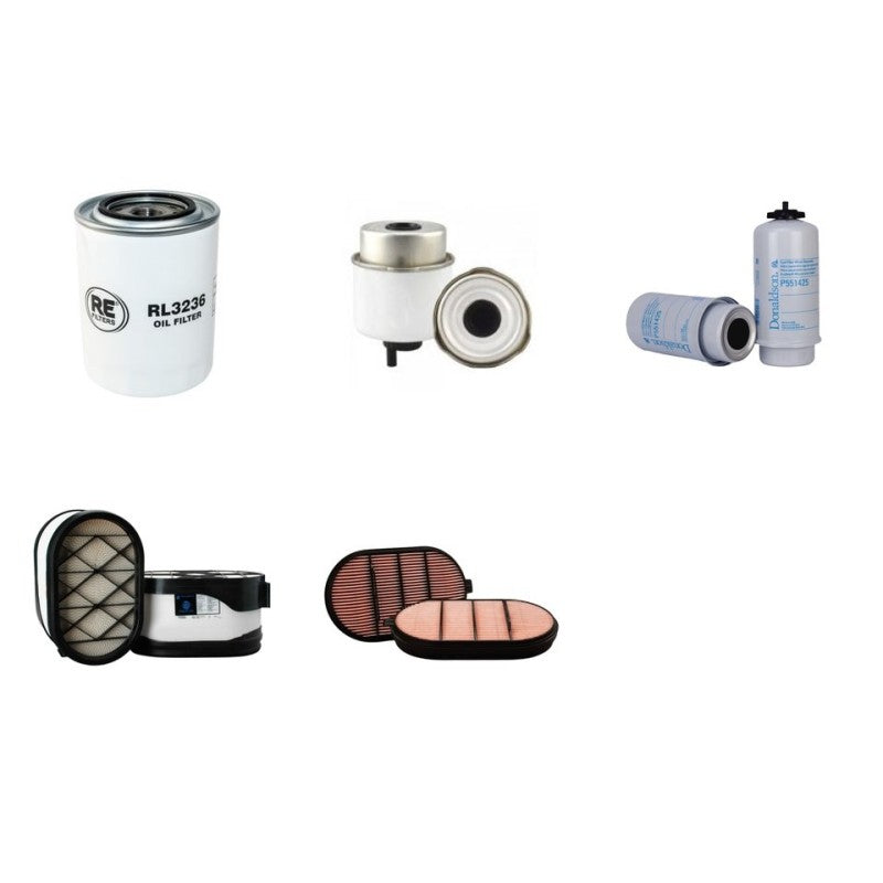 MASSEY FERGUSON MF6499 DYNA6 TIER3 Filter Service Kit Air Oil Fuel Filters w/SISU 74.CTA-4V Eng. YR 2006-