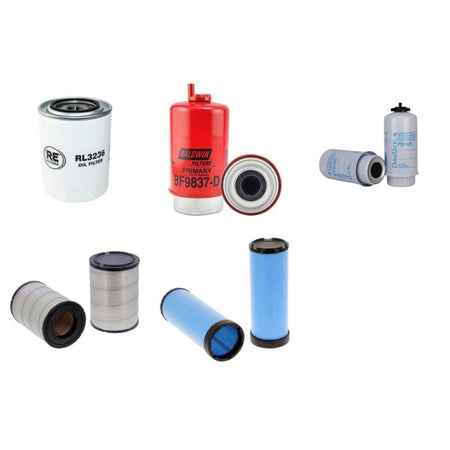 MASSEY FERGUSON MF8450 Filter Service Kit Air Oil Fuel Filters w/SISU 6 ZYL TURBO Eng.