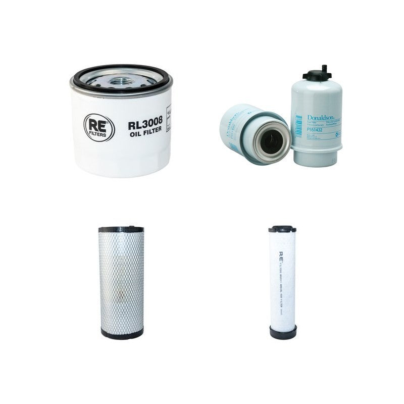 Massey Ferguson MF2430, MF2435, MF2440 Filter Service Kit Air, Oil, Fuel