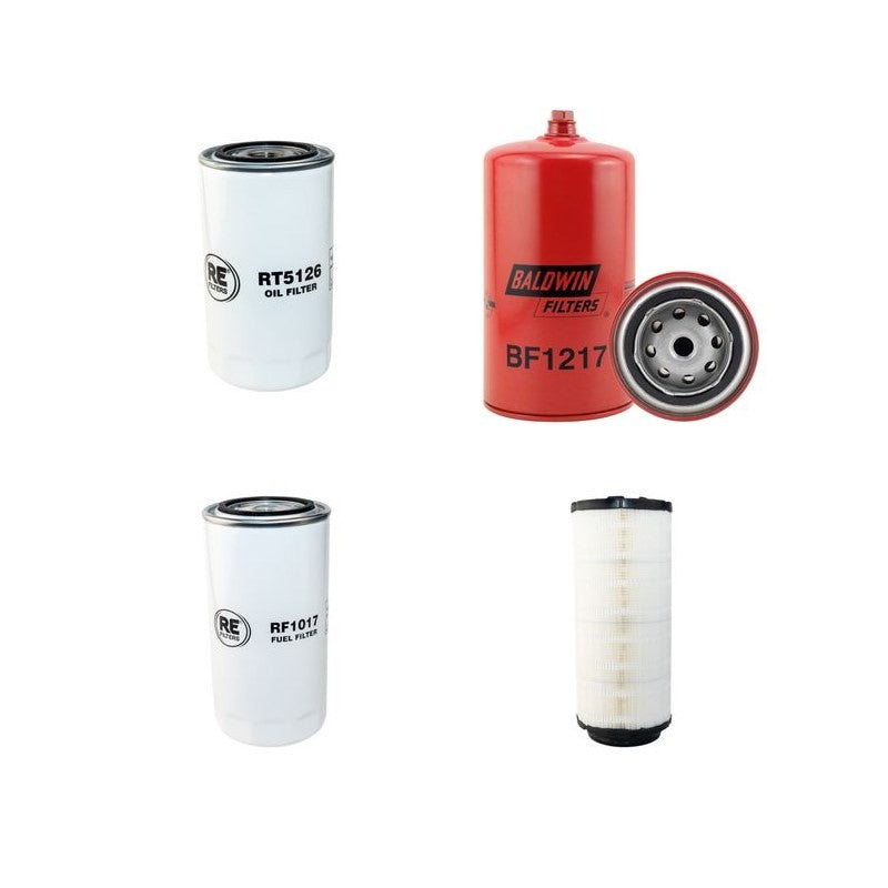 MATHIEU YNO C 540 EURO 3 Filter Service Kit Air Oil Fuel Filters w/IVECO-Cummins EURO3 Eng.