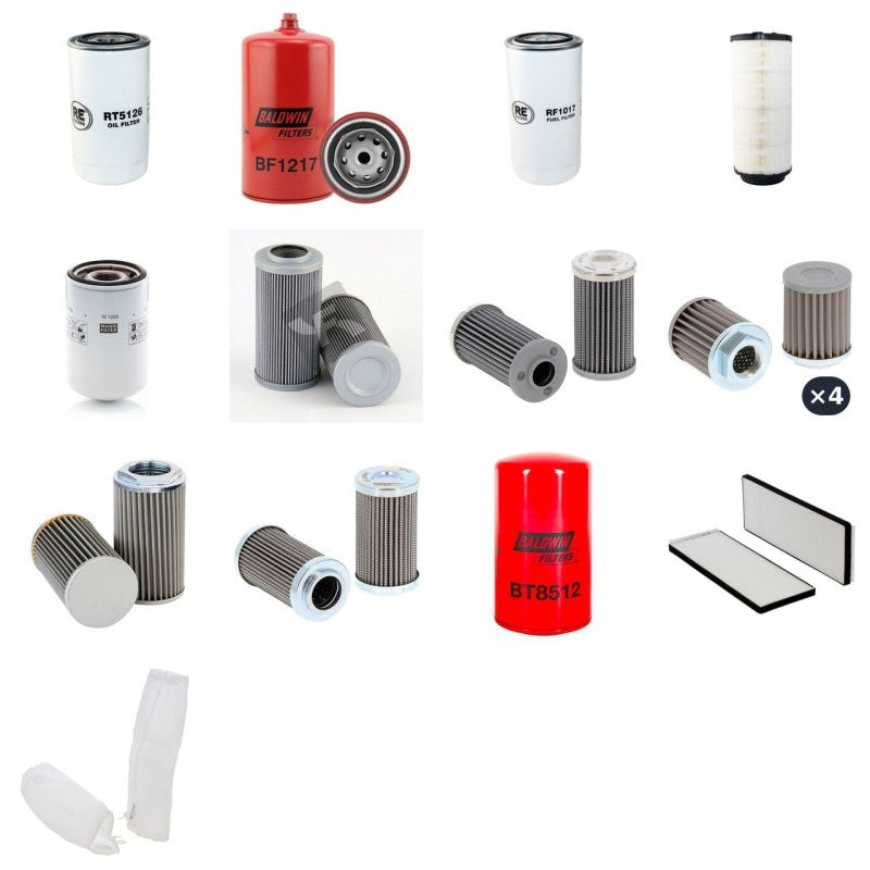 MATHIEU YNO C 540 EURO 3 Filter Service Kit w/IVECO-Cummins EURO3 Eng.