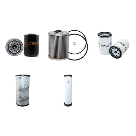 MECALAC 712MCFilter Service Kit Air Oil Fuel Filters SN -75189