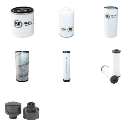 MECALAC AX 850 Filter Service Kit w/DEUTZ TD2.9L4eng. 01.2016 -