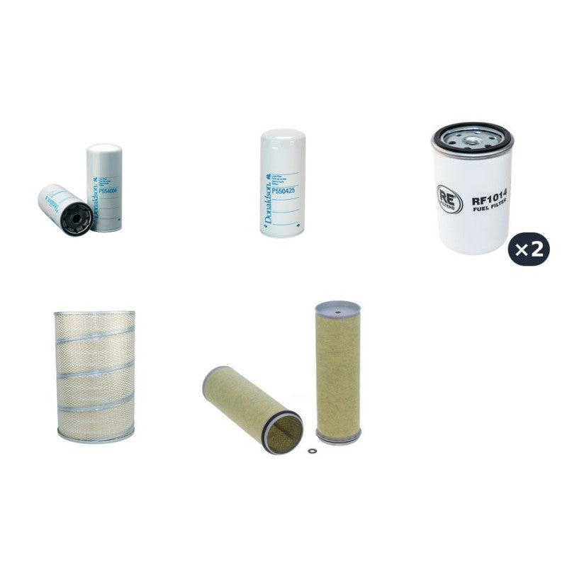 MENGELE 5800 MAMMUT Filter Service Kit Air Oil Fuel Filters w/VOLVO TD71A Eng. 181 KW