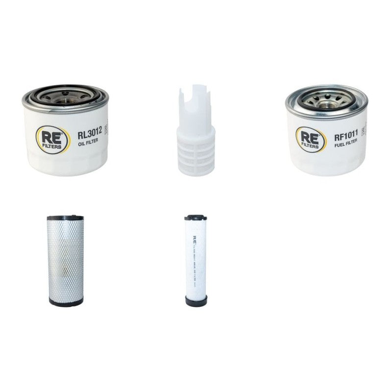 MENZI MUCK 100SA Filter Service Kit Air Oil Fuel Filters w/Yanmar 4TNV98 Eng.