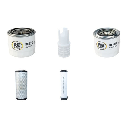 MENZI MUCK 100SA Filter Service Kit Air Oil Fuel Filters w/Yanmar 4TNV98 Eng.