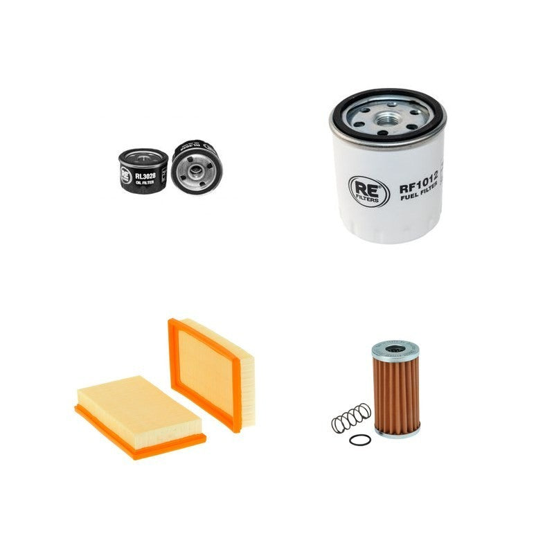 MENZI MUCK 1300 SUPER JOLY Filter Service Kit w/Lombardini Focs903 Eng.