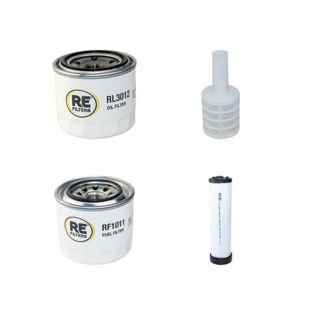 MENZI MUCK 45VX Filter Service Kit Air Oil Fuel Filters w/Yanmar 4TNV88 Eng. YR 2008-