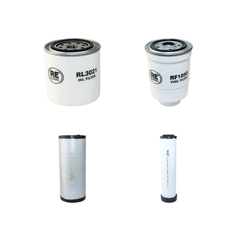 MENZI MUCK A51 Filter Service Kit Air Oil Fuel Filters w/Kubota V 3300EBB Eng.