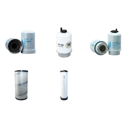 MENZI MUCK A81 Filter Service Kit Air Oil Fuel Filters w/JOHN DEERE 4045TF275B/C Eng.