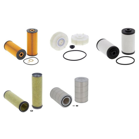 Mercedes MB TRAC 1800 INTERCOOLER Engine Filter Kit with Mercedes OM366.954 engine 1990-1991