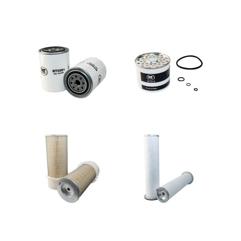 Merlo P33.7 Filter Service Kit Air Oil Fuel Filters with Perkins 1004.4 Engine
