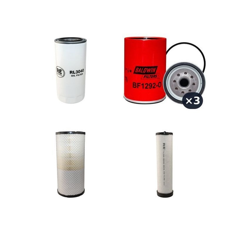 Merlo P40.7(CS) Filter Service Kit Air Oil Fuel Filters with Deutz TCD 2012 L04 Engine