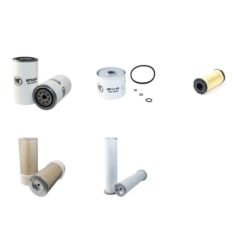 Merlo ROTO 38.16(S) Filter Service Kit Air Oil Fuel Filters with Perkins 1104D-44T Engine Year 2013