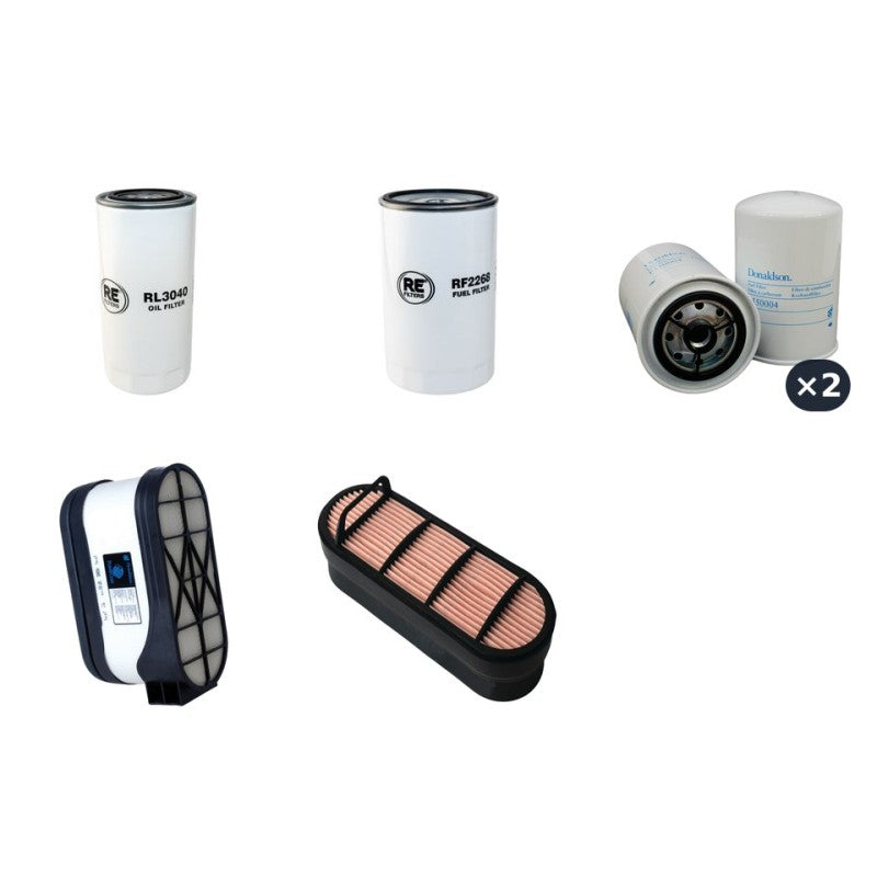 Merlo TF38.10TTCS Filter Service Kit Air Oil Fuel Filters with Deutz TCD4.1L4 Engine Year 2014-