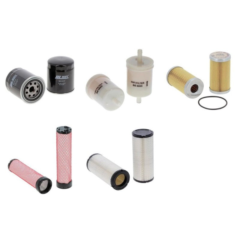 Messersi TC 230 D Engine Filter Kit with Kubota V 1505 engine